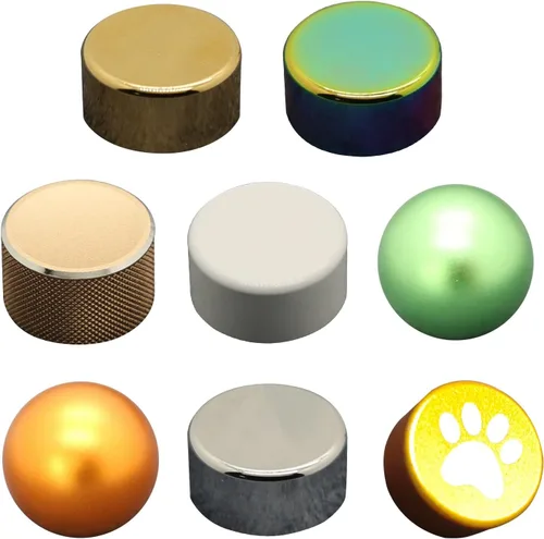 Vista 8 de Perilla de aluminio con personalidad para teclados mecánicos de juegos, cubierta de perilla de interruptor, perilla redonda, reemplazos, coloridos