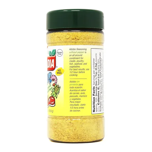 Vista 2 de Badia Adobo sin pimienta, 7 oz – Mezcla de condimentos latinos tradicionales
