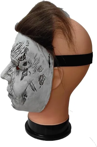 Vista 5 de Máscara de Halloween de Michael Myers de látex de cara completa para decoración de fiestas, máscaras para hombre