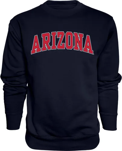 Vista 6 de Blue 84 NCAA sudadera de cuello redondo con arco y colores de equipo para hombre