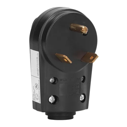 Enchufe RV 30A Rv Plug Macho Reemplazo 3 Prong Conector Eléctrico Con Mango US Plug 125V, Electricalplug