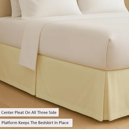 Vista 31 de eBeddy Linens 1 falda de cama de algodón egipcio de 800 hilos, tamaño individual de 39 x 75 a 14 pulgadas, caída y caída, fácil de lavar, resistente