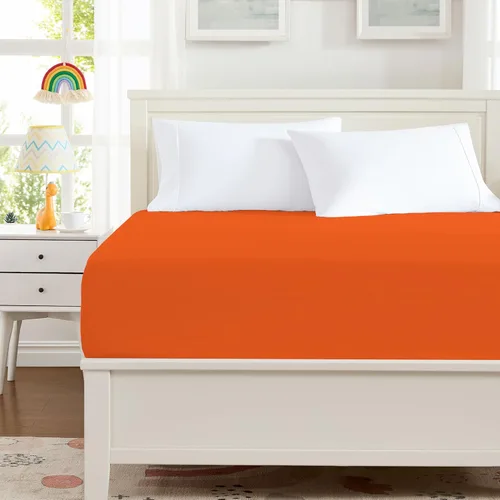 Vista 4 de Hotella Sábana bajera ajustable 100% microfibra tamaño individual, ultra suave, calidad de hotel con bolsillo profundo de 14 pulgadas, protector