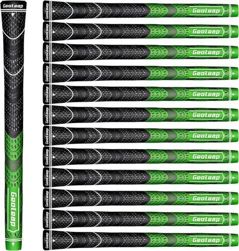 Vista 8 de Geoleap Juego de 13 Agarres de Golf - Material Compuesto de Goma con Cordón, Agarres Híbridos para Palos de Golf, Rendimiento en Todas