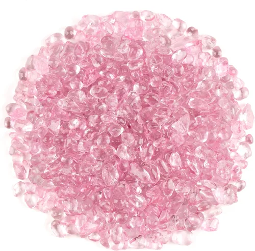 Vista 11 de WAYBER Piedras de vidrio, 1 libra/460 g de rocas decorativas de cristal de mar irregulares, no tóxicas, cristales artificiales para acuarios