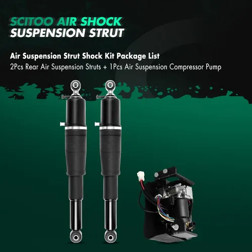 Vista 2 de Kits de suspensión de amortiguadores de muelle neumático SCITOO para Cadillac Escalade 2002-2014, kit de suspensión trasera para Cadillac Escalade