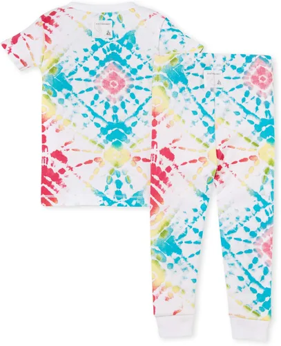 Vista 2 de Burts Bees Conjunto de pijama para bebé camiseta y pantalón de 2 piezas 100 algodón orgánico