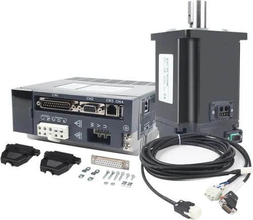 Vista 13 de CNCTOPBAOS Kit de servomotor de 750 W CA con freno, codificador óptico de 23 bits, brida de 3.150 in 3000rpm-6000rpm 2.39-7.17N.m, kit