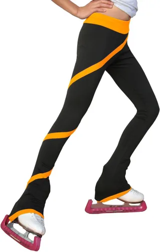 ChloeNoel P06 - Pantalones de patinaje artístico en espiral
