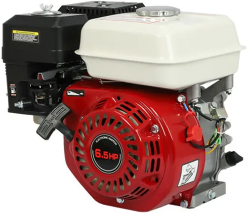Vista 14 de Motor de gas de 7.5 HP, motor de gasolina de grado industrial de 4 tiempos, 210 CC OHV, eje horizontal, retroceso/arranque de tracción, motor