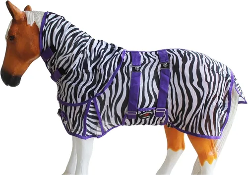 Vista 18 de CHALLENGER 36" Miniatura Destete Burro Pony Caballo Potro Verano Flysheet Marrón Floral 51831