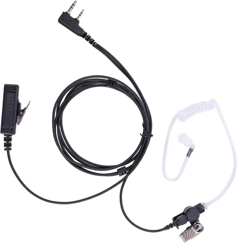 Vista 10 de Walkie Talkie Auricular con micrófono, diseño en forma de G de ajuste seguro para Retevis RT22/RT68/RT21/H-777/RT86, compatible con Baofeng