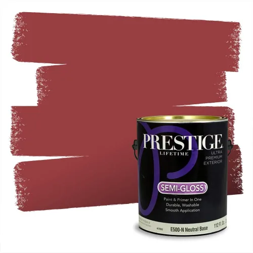 Vista 662 de Prestige Paints Pintura exterior e imprimación en uno, 1 galón, plano, coincidencia comparable de Valspar* Amber Rose*