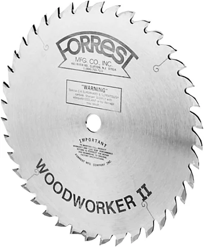 Vista 3 de Forrest WW08407100 Woodworker II - Hoja de sierra ATB de 8 pulgadas, 40 dientes, corte de 3/32 pulgadas, con eje de 5/8 pulgadas