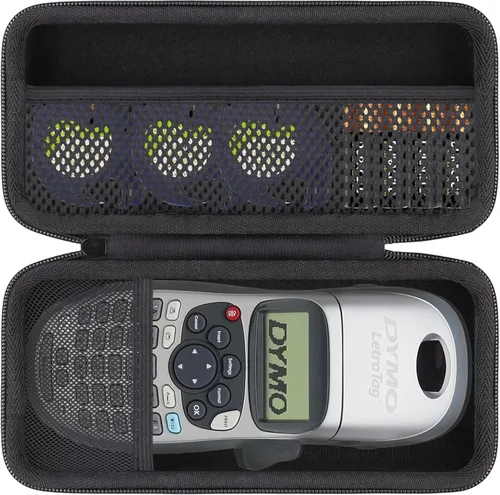 Vista 10 de khanka Estuche rígido de transporte para DYMO LetraTag LT-100H / 100H Plus - Bolsa protectora de almacenamiento de viaje para DYMO LT100H, cinta
