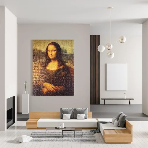 Vista 4 de MaxRenard Juego 1000 Piezas Rompecabezas Colección de Arte Fino Juguete Leonardo Da Vinci Mona Lisa