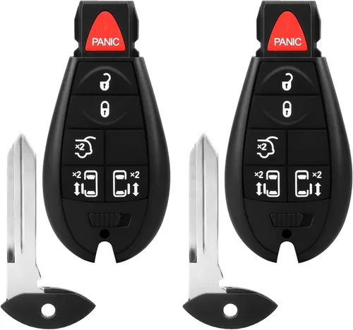 Llavero de repuesto de 6 toneladas con control remoto de entrada sin llave para Dodge Grand Caravan Chrysler Town and Country M3 2008 2009 2010 2011