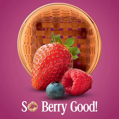 Vista 6 de Very Berry Cheerios, Cereal saludable para el corazón, tamaño familiar, 18.6 onzas