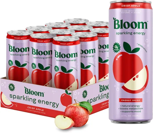 Vista 12 de Bloom Nutrition Sparkling Energy Drink - Natural Caffeine, Zero Sugar, 180mg Caffeine - Antioxidant-Rich with Green Coffee Bean, Green Tea Extract