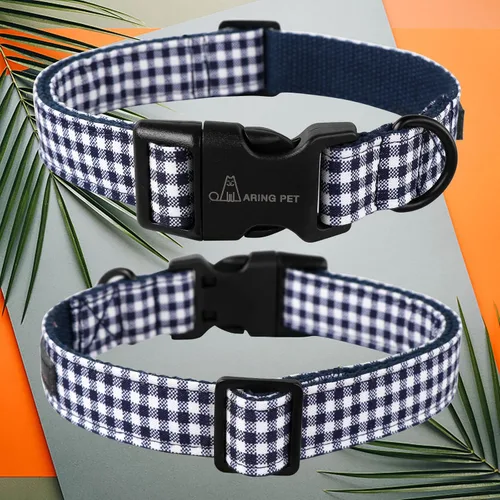 Vista 77 de Aring Pet Collar de algodón, ligero y ajustable, con hebilla de liberación rápida para perros pequeños, medianos y grandes, para cachorros, XS