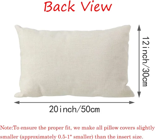 Vista 7 de Funda de almohada lumbar de Navidad negra de 12 x 20 pulgadas para decoraciones de Navidad, fundas de almohada de Feliz Navidad, fundas de cojín