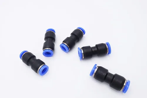 Vista 11 de Empuje para conectar, tubo de 1/2 pulgada OD, conector de dos vías de unión recta de aire neumático (paquete de 5)