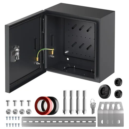 Vista 12 de Joinfworld Caja eléctrica al aire libre 6x6x4 caja de conexiones resistente a la intemperie caja de plástico transparente impermeable caja caja caja
