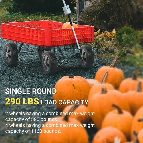 Vista 5 de AR-PRO Paquete de 2 neumáticos y ruedas de goma sólida sin planos de 8 x 2 pulgadas, orificio de orificio de eje de 3/4 pulgadas con cubo