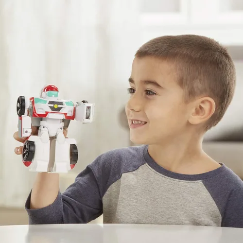 Vista 7 de Transformers Playskool Heroes Rescue Bots Academy Medix The Doc-Bot juguete transformable de robot, figura de acción de colección de 6 pulgadas