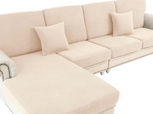 Vista 16 de Funda de Cojín de Sofá Funda de Cojín de Asiento Funda Elástica para Sillón Fundas Separadas para Sofá Seccional Protector de Muebles
