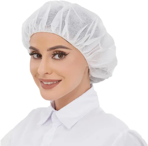 ZMDREAM Hair Nets Disposable Bouffant Cap for Food Service Beauty Latex Free