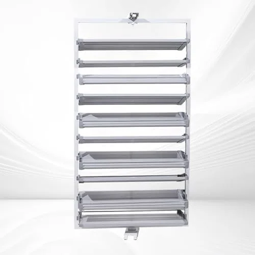 Vista 33 de 360-Degree Rotating Shoe Organizer - Space-Saving Hidden Shoe Cabinet for Entryway, Stylish Living Room & Hallway Storage Solution