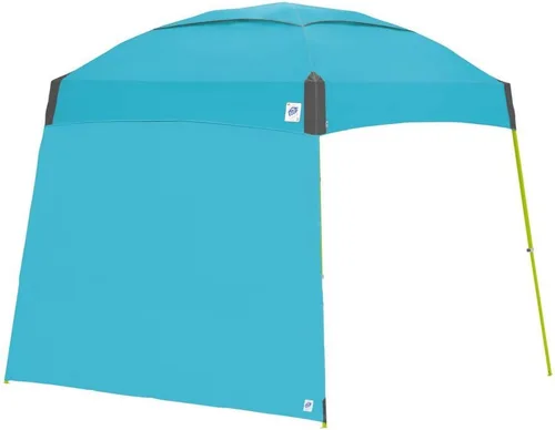 Vista 6 de E-Z UP Pared lateral única, se adapta a patas en ángulo de 12 pies, accesorio de clip de braguero, gris