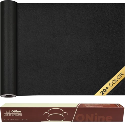 Vista 22 de ONine - Parche para reparación de cuero, autoadhesivo, diferentes colores, de 8 x 11 pulgadas para desprender y pegar, se adhiere a sofás, asientos