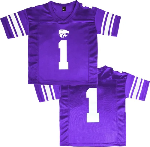 Vista 45 de Little King NCAA Touchdown Pass-Team - Camiseta de fútbol para niños pequeños, tallas 2T 3T 4T 6