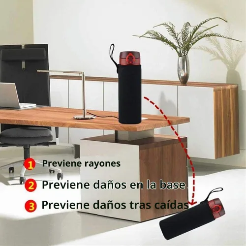 Vista 4 de Funda para botella de agua de 25 onzas, funda de neopreno aislada para botella de agua, soporte para botella de agua, funda de bolsa de 25.4 fl oz