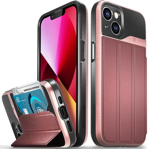 Vista 23 de VENA vCommute - Funda tipo cartera compatible con Apple iPhone 11 (6.1 pulgadas 2019), (protección contra caídas de grado militar) con tapa y ranura