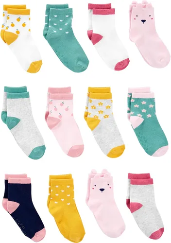 Vista 13 de Simple Joys por Carter's - 12 pares de calcetines neutros bajos para bebés y niños