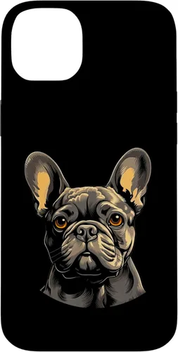 Vista 14 de iPhone 16 Bulldog arte perro papá mamá francés francés mi mejor amigo cachorro caso
