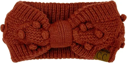 CC Confeti Diadema de invierno de cálido forro polar grueso, forro de punto, sombrero