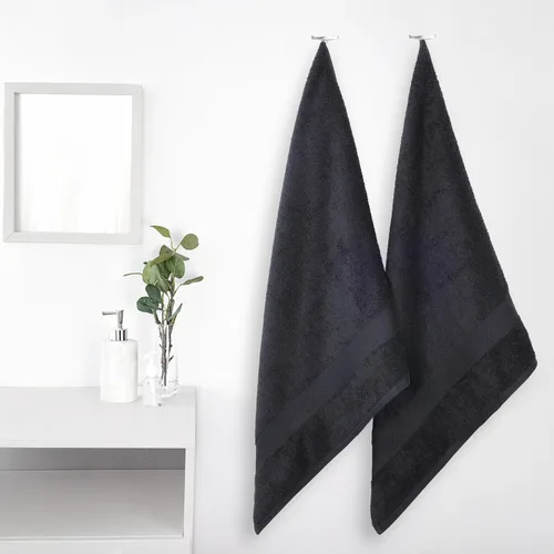Vista 52 de SUPERIOR Kendell - Juego de 4 toallas de baño de algodón egipcio, absorbentes, para la ducha, artículos esenciales para el spa, toallas grandes