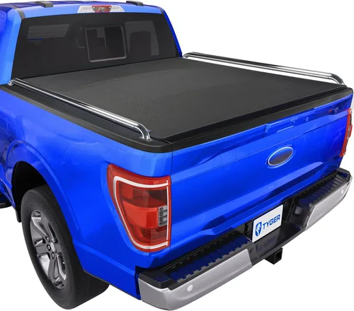 Vista 8 de Tyger Auto T1 - Cubierta tonneau suave y enrollable para caja de camioneta estándar de 5.5 pies (67 pulgadas) TG-BC1F9019