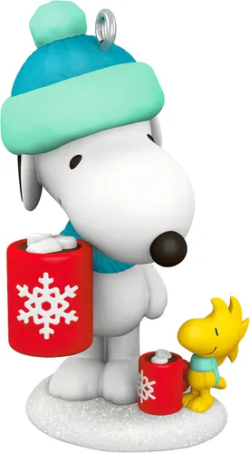 Vista 9 de Hallmark Keepsake Adorno navideño de cacahuetes (diversión de invierno con Snoopy)