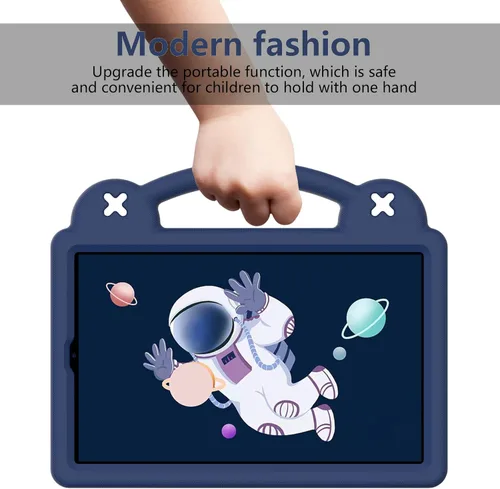 Vista 5 de Funda para niños para Lenovo Tab P11 Pro Gen 2/Lenovo Pad Pro 2022 de 11.2 pulgadas, ligera, flexible a prueba de golpes, con mango plegable