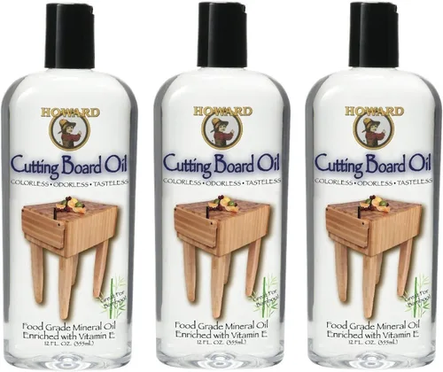 Howard Products BBB012 - Aceite de bloque de carnicero y tabla de cortar, 12 onzas (paquete de 3)
