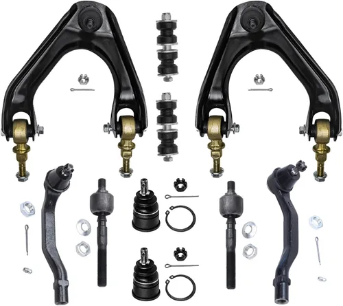 Vista 27 de Detroit Axle - Kit de suspensión frontal de 10 piezas para Chevy Trailblazer EXT GMC Envoy XL XUV Buick Rainier Isuzu Ascender Olds Bravada, brazos