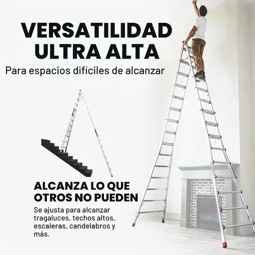 Vista 2 de Little Giant – Escaleras Rascacielos 300 libras índice ajustable, 10109
