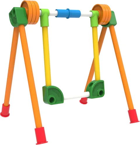 Vista 9 de Tinkertoy - Lata de construcción retro - 100 piezas - Juguete de construcción nostálgico y coleccionable, ideal para niños, niñas, niños pequeños