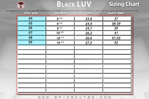 Vista 6 de Epic Skates Epic Skates Luv Quad Patines para mujer, negro/blanco