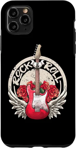 Vista 11 de Funda para iPhone 15 Lets Rock Rock & Roll Vintage Guitarras Eléctricas Rock Concierto